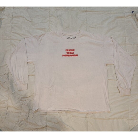 21 Savage US Tour Long Sleeved Shirt - Picture 2 of 6